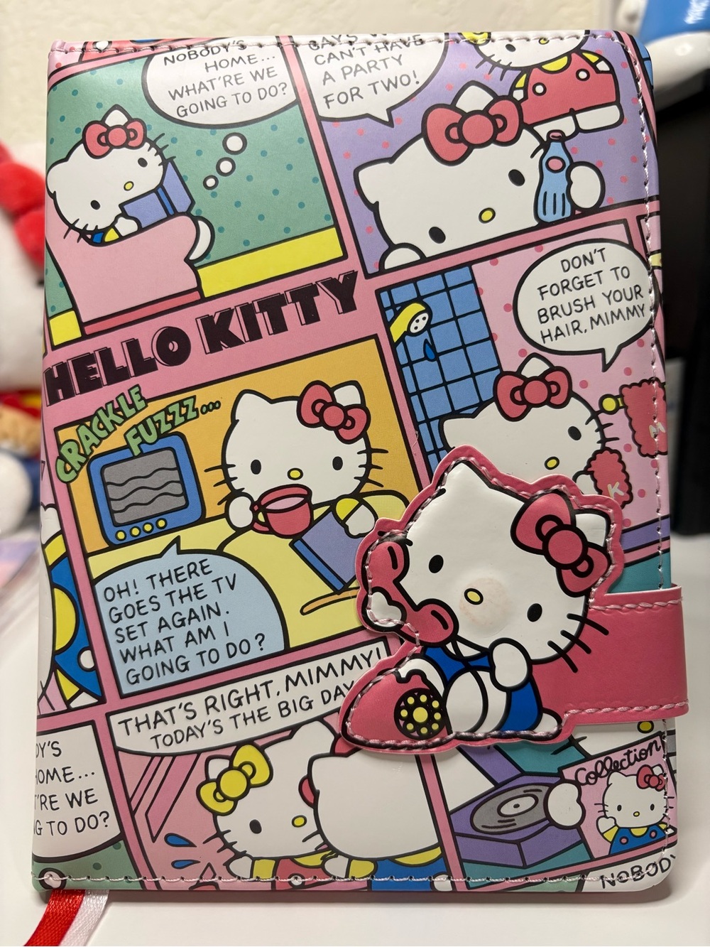 Hello Kitty Pink Multicolor Comic Notebook Journal - Picture 3 of 3